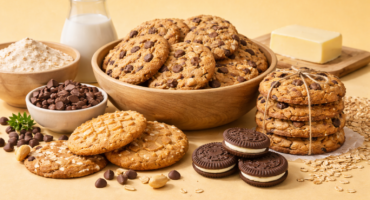 Organic and vegan cookies made with natural ingredients