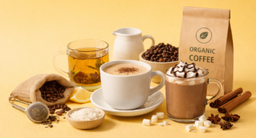 Organic and vegan hot drinks made with natural ingredients