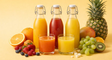 Organic and vegan juices made with natural ingredients