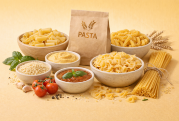 Organic and vegan pasta made with natural ingredients