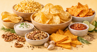 Organic and vegan salty snacks made with natural ingredients