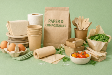 eco-friendly paper and compostable products made with natural ingredients