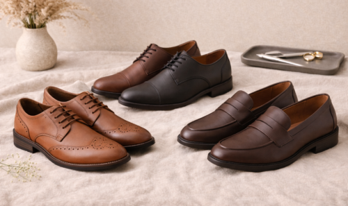 men’s vegan leather shoes made without animal leather or animal-derived components