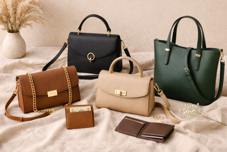vegan leather handbag made without animal leather or animal-derived components